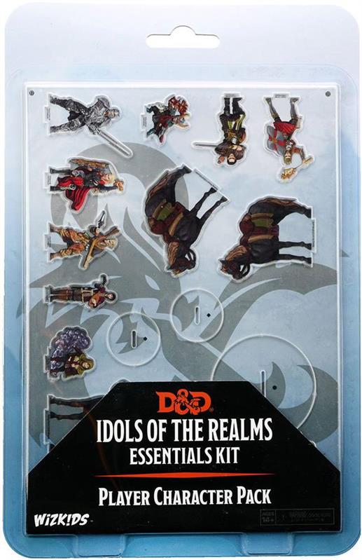 D&D Icons of the Realms Miniatures Essentials 2D Miniatures - Players Pack