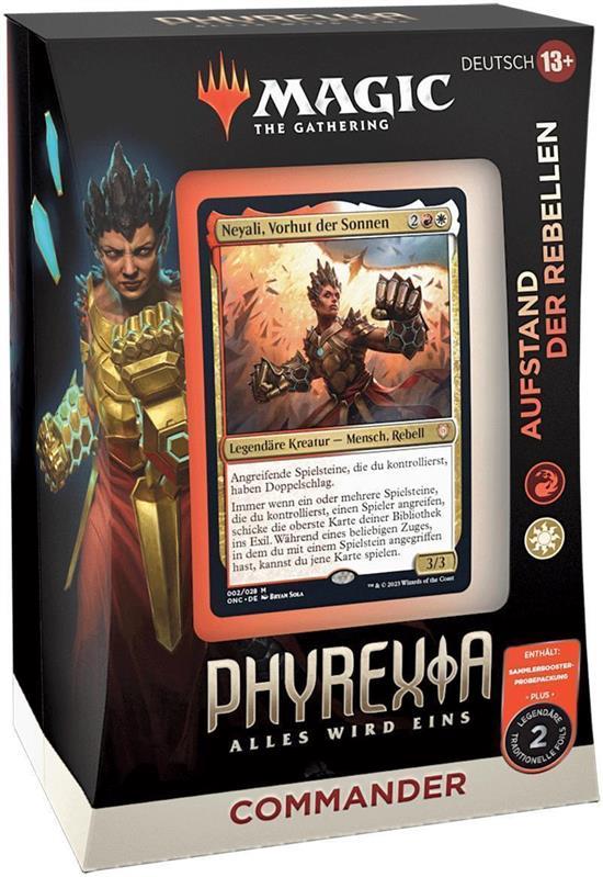 MTG - Phyrexia: Alles wird eins Commander Deck (DE) Aufstand der Rebellen (weiß/rot)