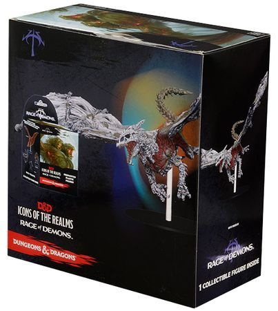 D&D Icons of the Realms - Rage of Demons White Dracolich Case Incentive