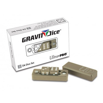 UP - Gravity Dice D6 - Desert - 2 Dice Set