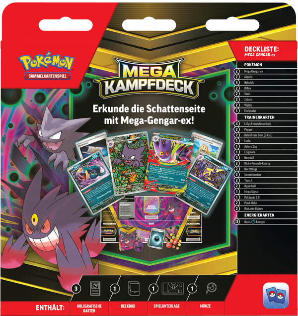 Pokémon TCG Battle Deck Mega Gengar EX (GER)