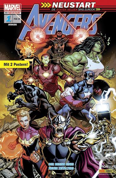 Avengers (2019) 01 (mit Poster)