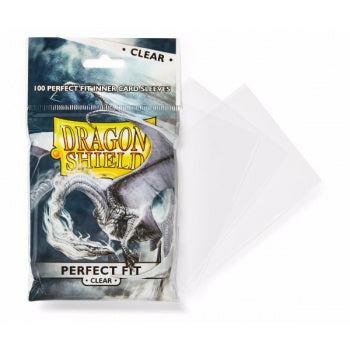 Dragon Shield Standard Perfect Fit Hüllen - Clear/Clear (100 Hüllen)