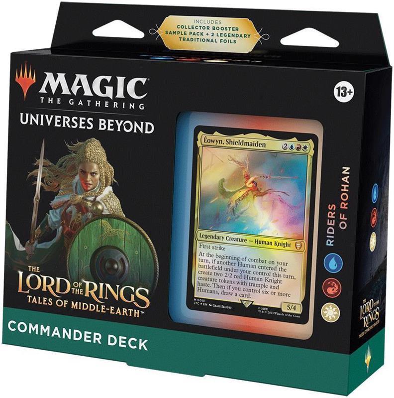 MTG - Der Herr der Ringe: Geschichten aus Mittelerde Commander-Deck (EN) Reiter von Rohan (Weiß/Blau/Rot)
