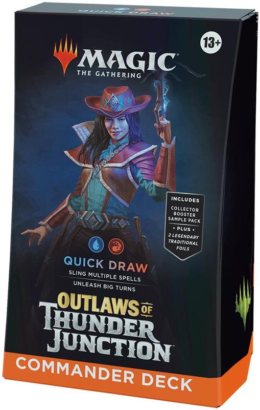 MTG - Outlaws of Thunder Junction Commander Deck (EN) Quick Draw (Blue/Red)