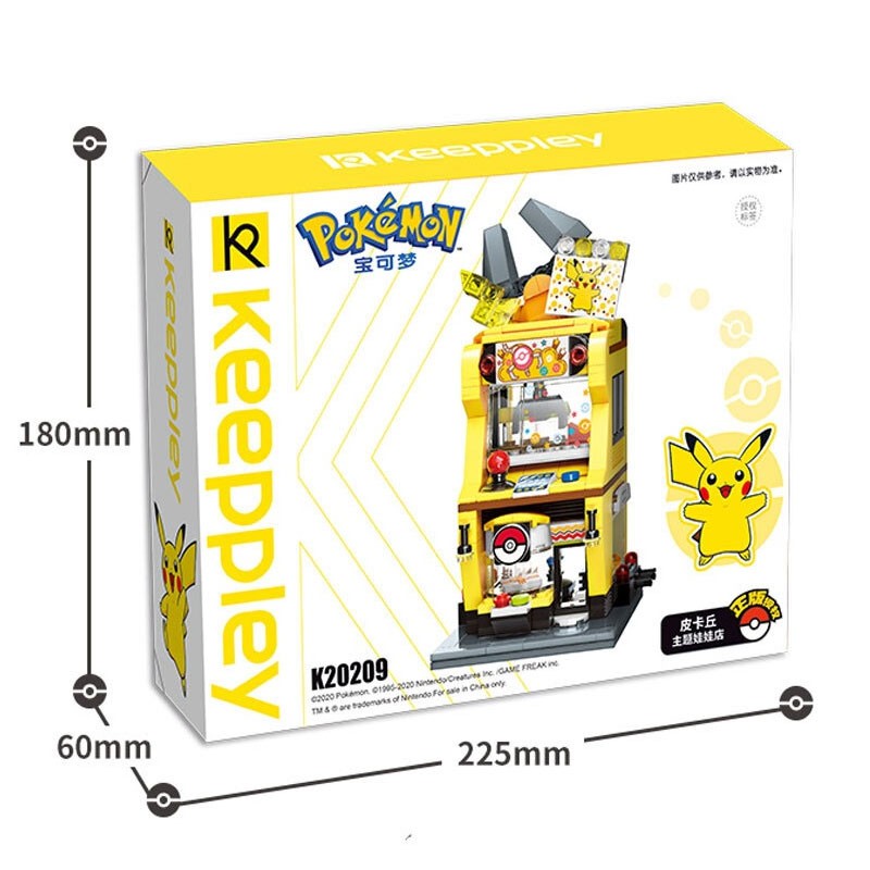 Pokémon Keeppley Block – Pikachu Claw Machine