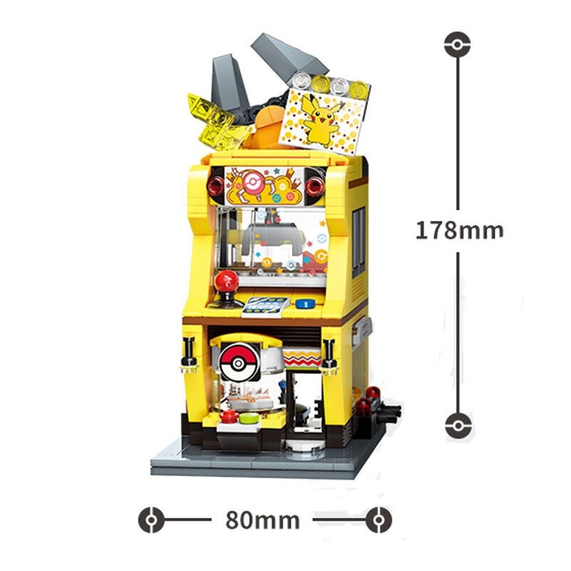 Pokémon Keeppley Block – Pikachu Claw Machine