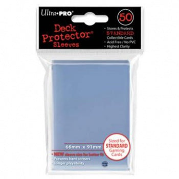 UP - Standard Sleeves - Clear (50 Sleeves)