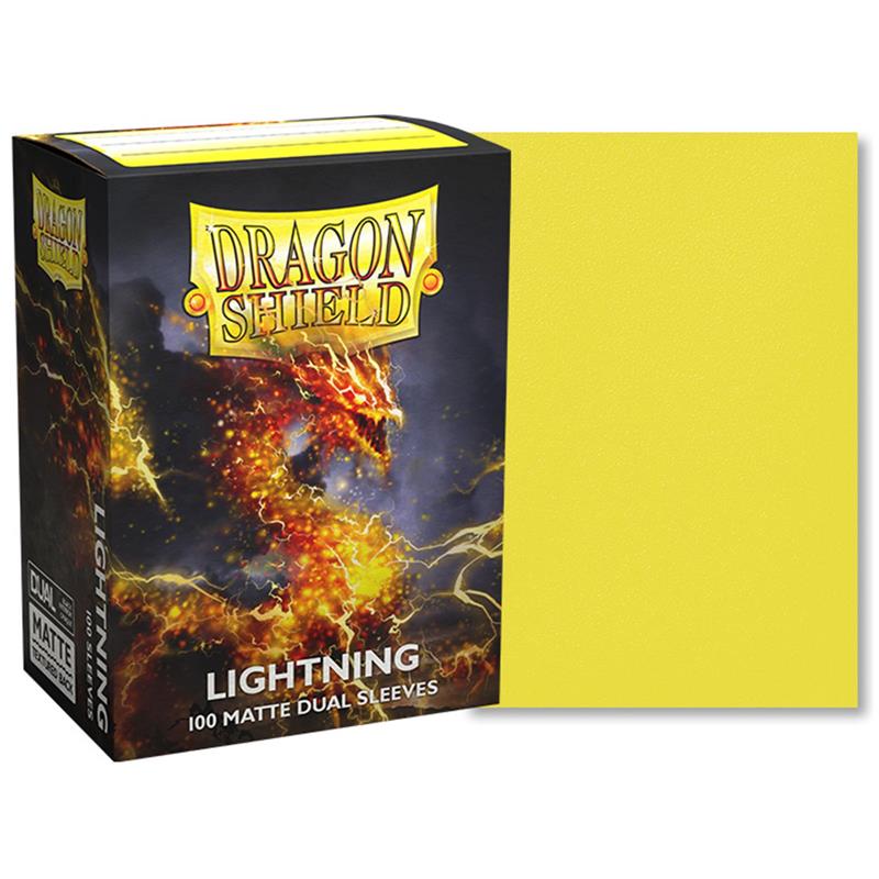 Dragon Shield Standard Sleeves - Dual Matte Lightning (100 Sleeves)