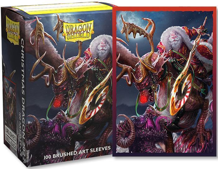 Dragon Shield Japanese Size Brushed Art Sleeves - Christmas 2022 (60 Sleeves)