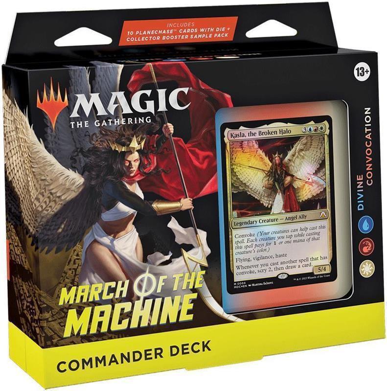 MTG - Marsch der Maschine Commander Deck (EN) Göttliche Einberufung (Weiß/Blau/Rot)