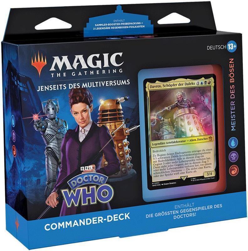 MTG - Universes Beyond: Doctor Who Commander Deck (GER) Masters of Evil (Blue/Black/Red)