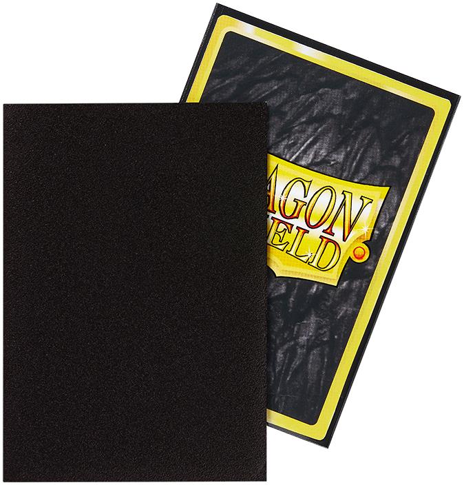 Dragon Shield Japanese Sleeves - Matte Black (60 Sleeves)