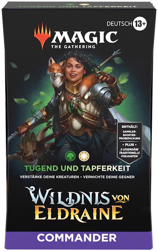 MTG - Wilds of Eldraine Bundle (GER) Virtue and Valor (White/Green)