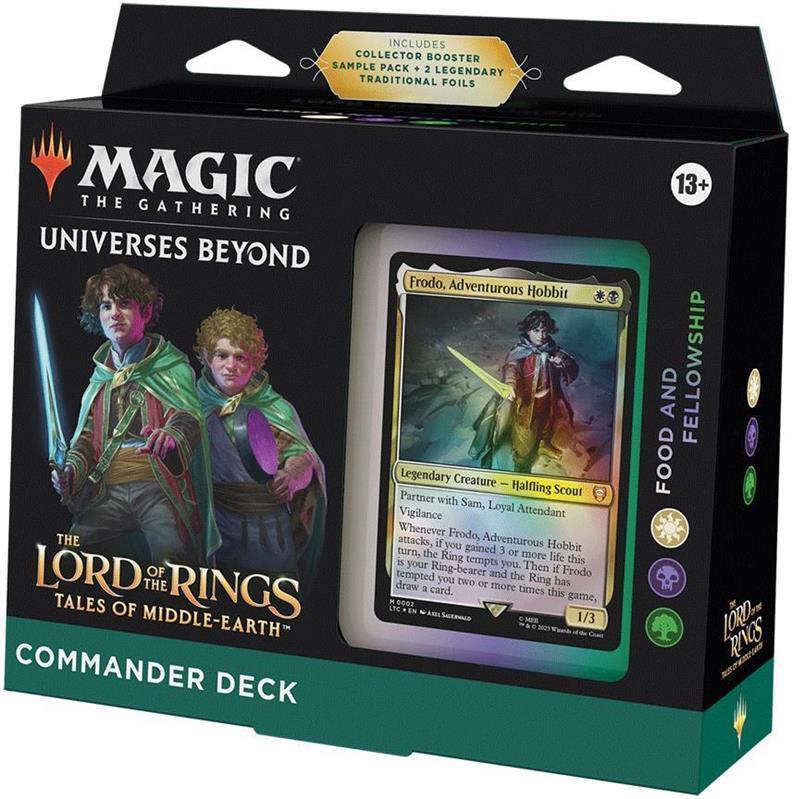 MTG - The Lord of the Rings: Tales of Middle-Earth Commander Deck (GER) Food and Fellowship (White/Black/Green)