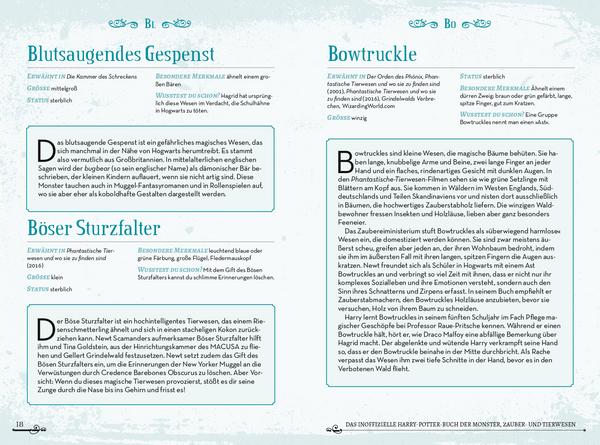 Das inoffizielle Harry-Potter-Buch der Monster, Zauber- und Tierwesen