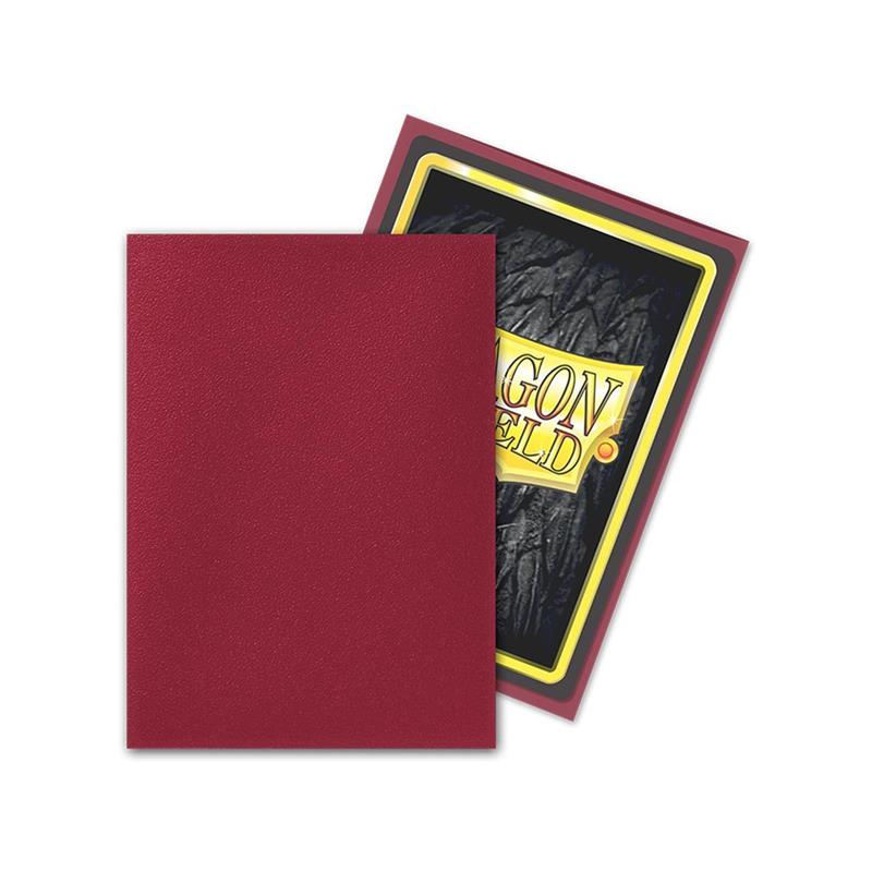Dragon Shield Standard Sleeves - Matte Blood Red (100 Sleeves)