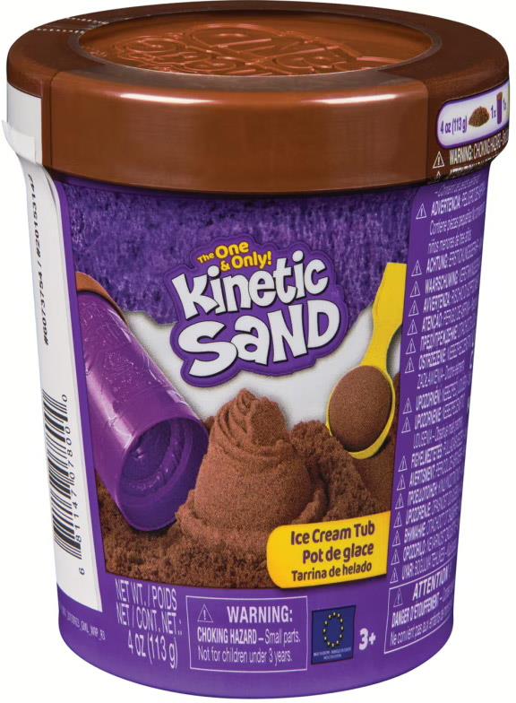 Kinetic Sand Ice Cream Tub (113g) Braun