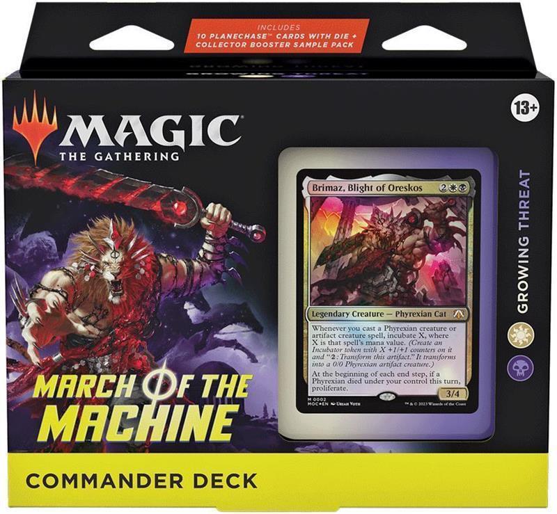 MTG - March of the Machine Commander Deck (GER) Growing Threat (White/Black)