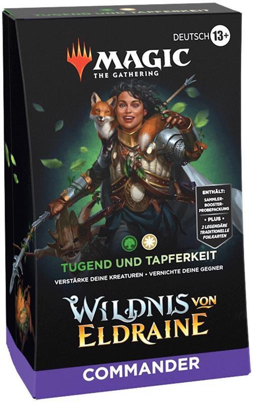 MTG - Wilds of Eldraine Bundle (GER) Virtue and Valor (White/Green)