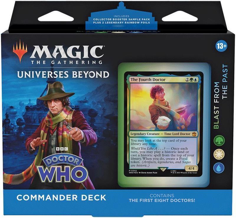 MTG - Jenseits des Multiversums: Doctor Who Commander-Deck (EN) Lehren der Vergangenheit (Weiß/Blau/Grün)