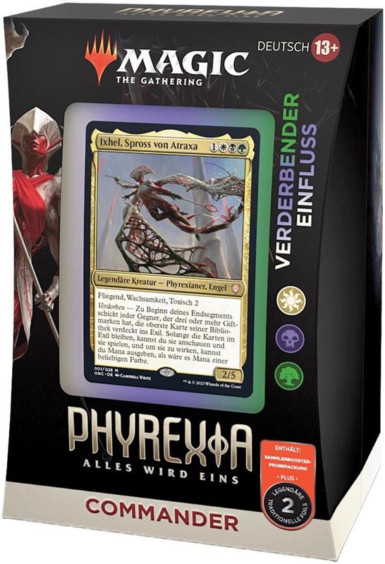 MTG - Phyrexia: Alles wird eins Commander Deck (DE) Verderbender Einfluss (weiß/schwarz/grün)