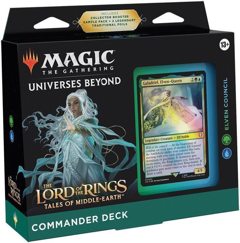 MTG - The Lord of the Rings: Tales of Middle-Earth Commander Deck (GER) Elven Council (Blue/Green)