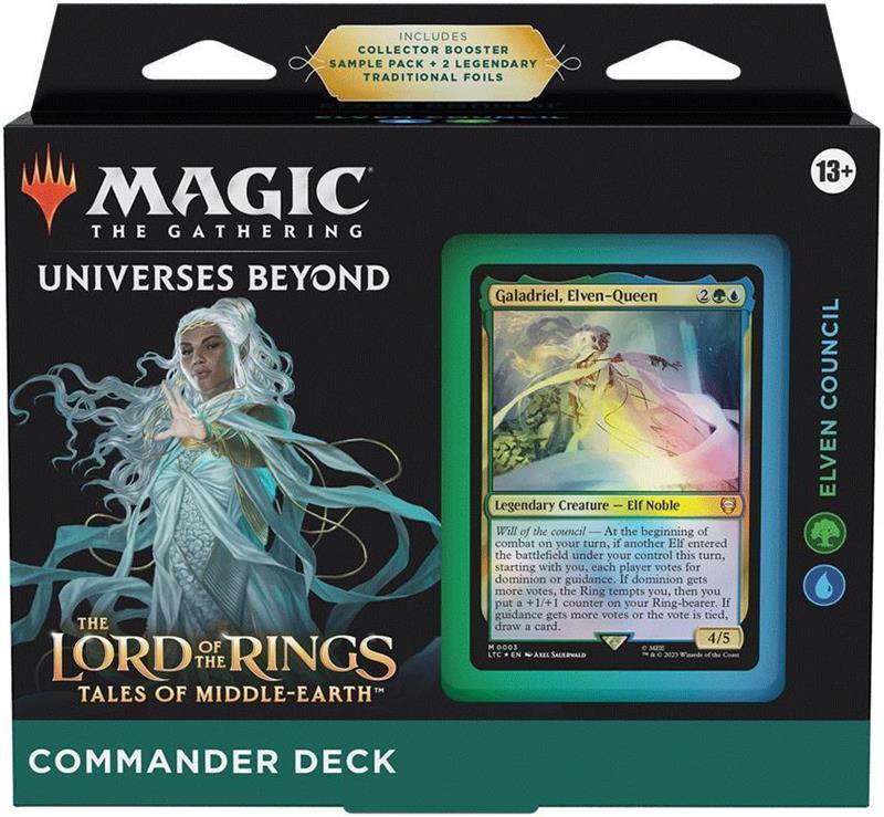 MTG - The Lord of the Rings: Tales of Middle-Earth Commander Deck (GER) Elven Council (Blue/Green)