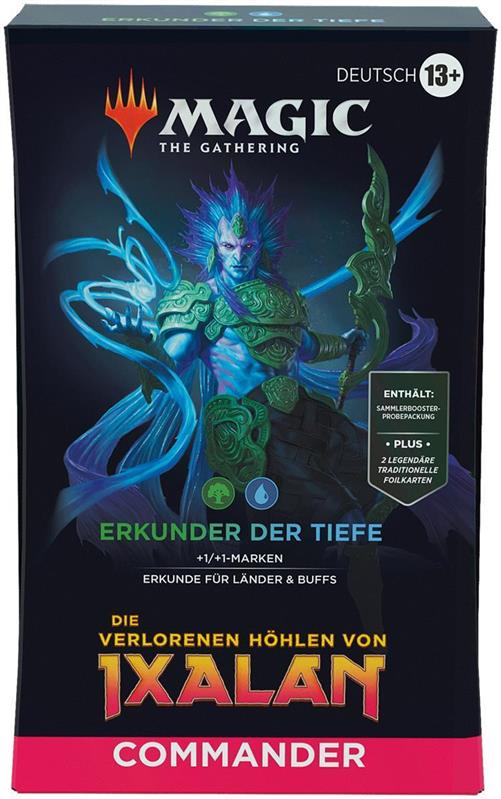 MTG - The Lost Caverns of Ixalan Commander Deck (GER) Explorers of the Deep (Blue/Green)