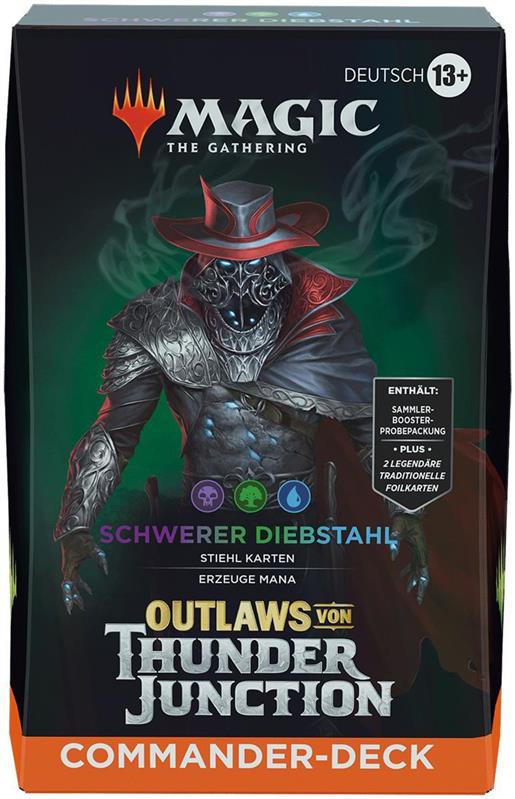 MTG - Outlaws of Thunder Junction Prerelease Pack (GER) Grand Larceny (Blue/Black/Green)