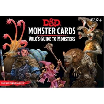 D&D Monster Cards - Volo`s Guide To Monsters (81 Cards), Englisch