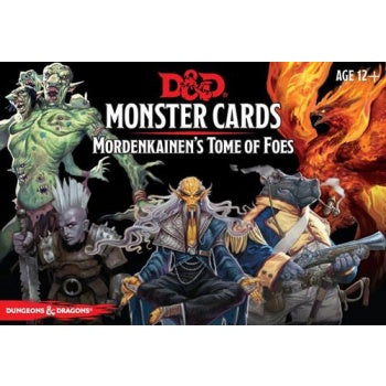 D&D Monster Cards - Mordenkainen's Tome of Foes (109 cards), Englisch