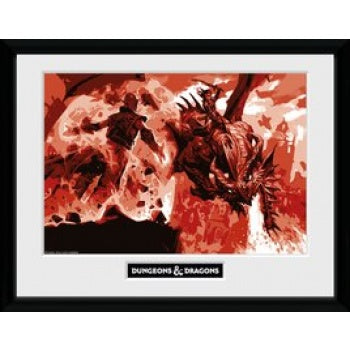Dungeons & Dragons Red Dragon Collector Print 30x40cm