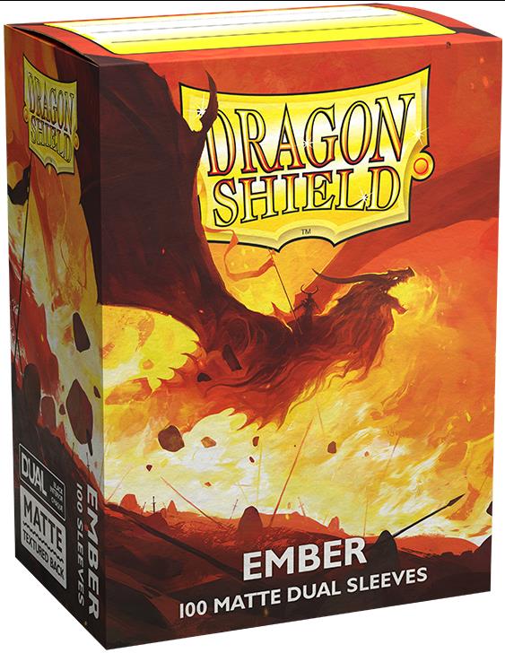 Dragon Shield Standard Sleeves - Dual Matte Ember (100 Sleeves)