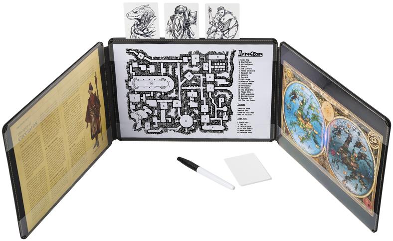 Game Master Screen Iron Grey