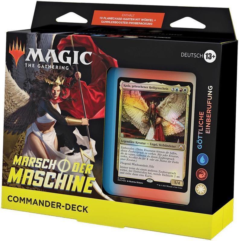 MTG - Marsch der Maschine Commander Deck (DE) Göttliche Einberufung (Weiß/Blau/Rot)
