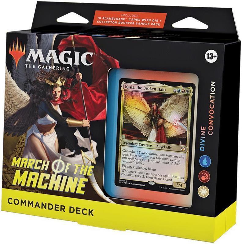 MTG - Marsch der Maschine Commander Deck (EN) Göttliche Einberufung (Weiß/Blau/Rot)