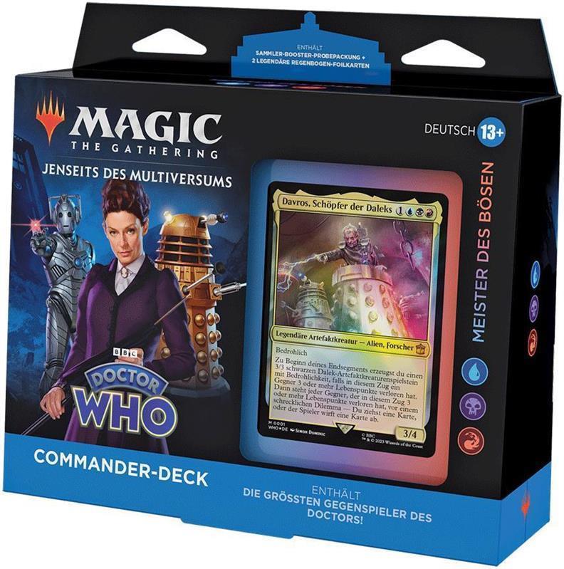 MTG - Universes Beyond: Doctor Who Commander Deck (GER) Masters of Evil (Blue/Black/Red)
