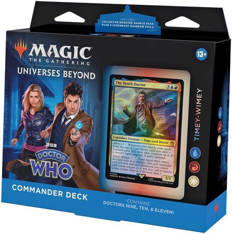MTG - Jenseits des Multiversums: Doctor Who Commander-Deck (EN) Die Zeit hat 'nen Knick (Weiß/Blau/Rot)