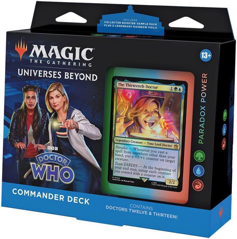 MTG - Jenseits des Multiversums: Doctor Who Commander-Deck (EN) Paradoxon-Power (Blau/Rot/Grün)