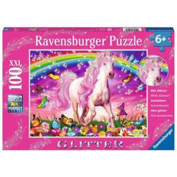Puzzle - Pferdetraum 100 pieces XXL, with glitter