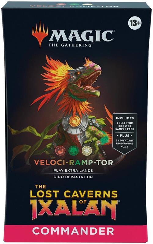 MTG - The Lost Caverns of Ixalan Commander Deck (GER) Veloci-ramp-tor (White/Red/Green)