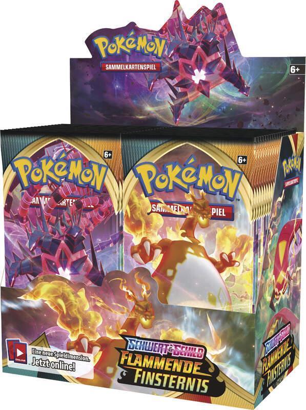PKM - Schwert und Schild 3, Flammende Finsternis Pack Booster Display (36) (DE)