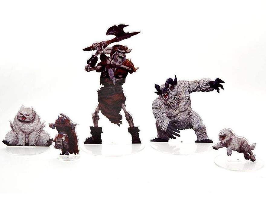 D&D Icons of the Realms Miniature Icewind Dale: Rime of the Frostmaiden 2D Frost Giant Skeleton