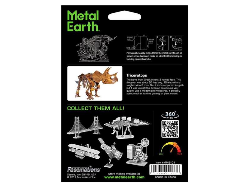 Metal Earth: Triceratops