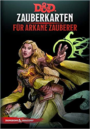 Dungeons & Dragons - Zauberkarten für arkane Zauberer, Deutsch