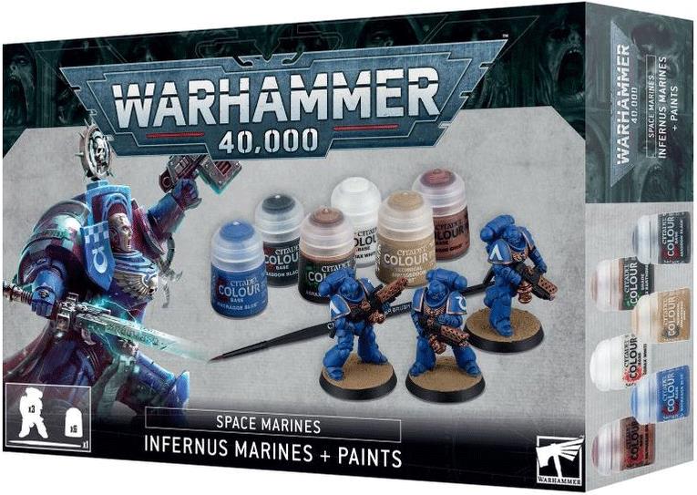 Space Marines: Infernus-Marines + Paints