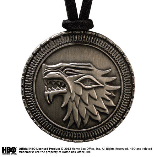 Game of Thrones Anhänger mit Kette Stark Shield