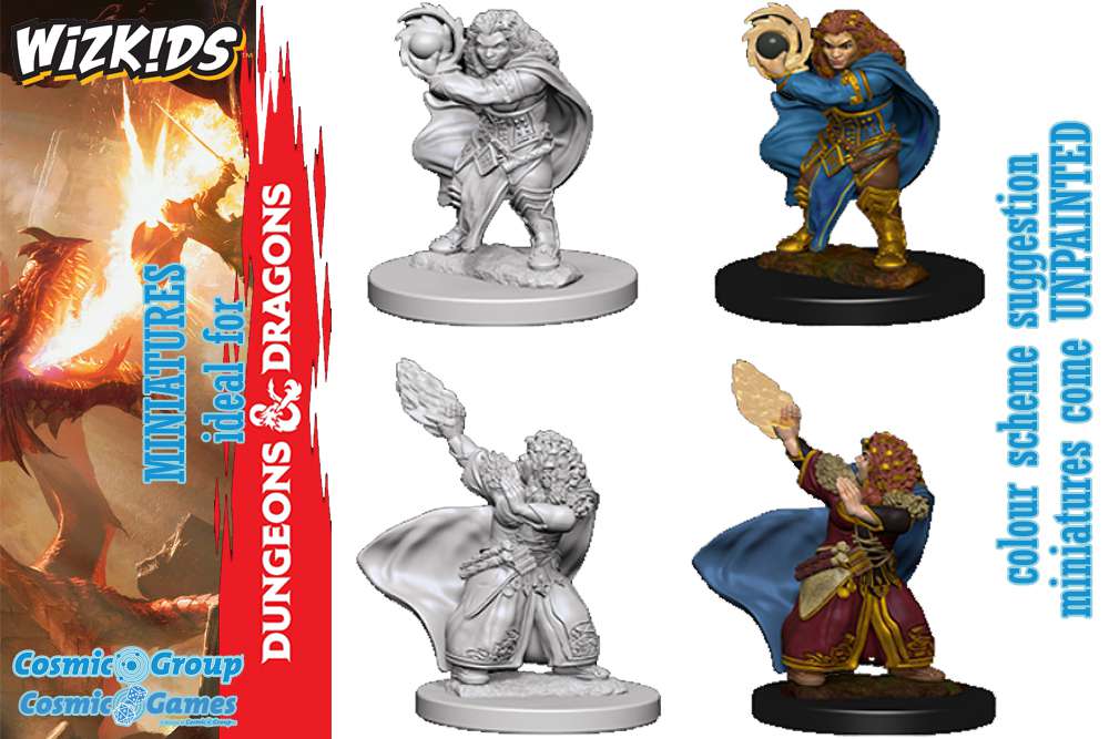 D&D Nolzur's Marvelous Miniatures Dwarf Female Wizard
