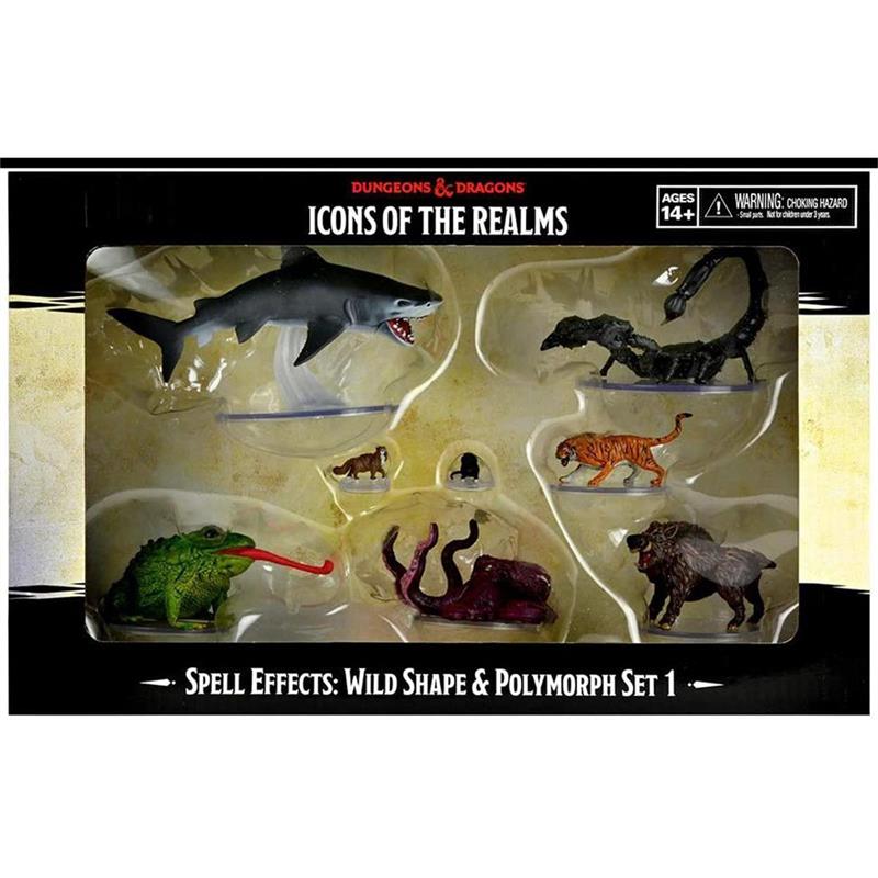 D&D Icons of the Realms: pre-painted Miniatures Wild Shape & Polymorph Set 1